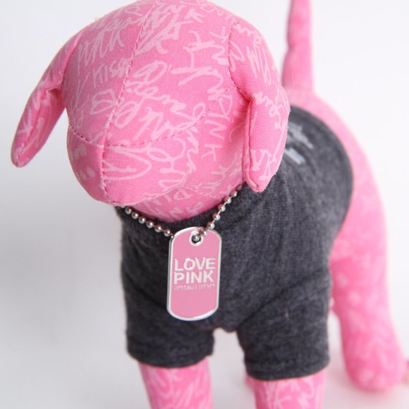 [RARE] Victoria's Secret  PINK - Collectible Puppy with a T-Shirt & Charm - Picture 10 of 12